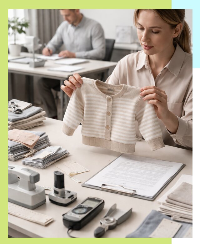 Сертификация детской одежды и текстильных изделий в Гае