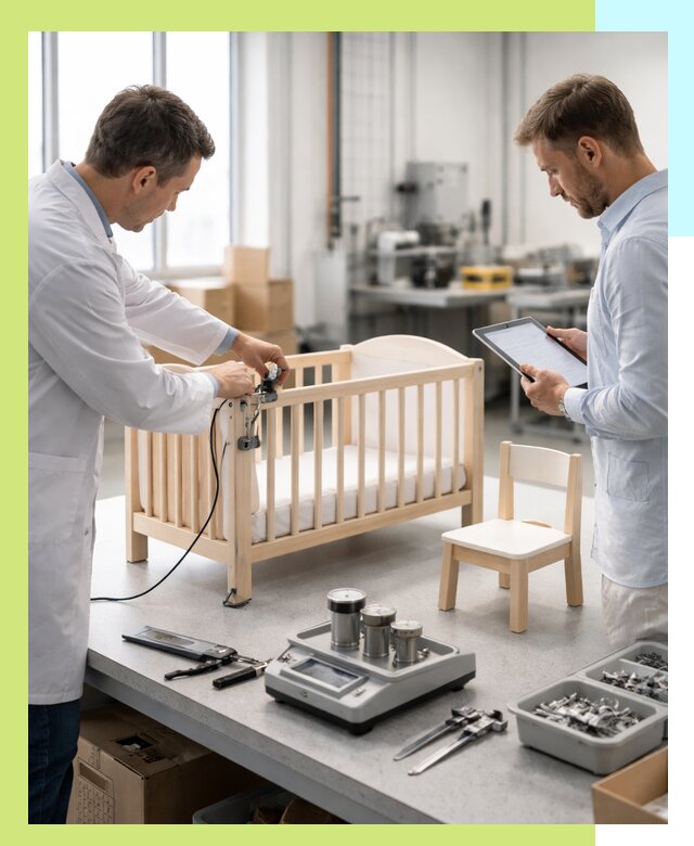 Сертификация детской мебели и проверка безопасности в Гае