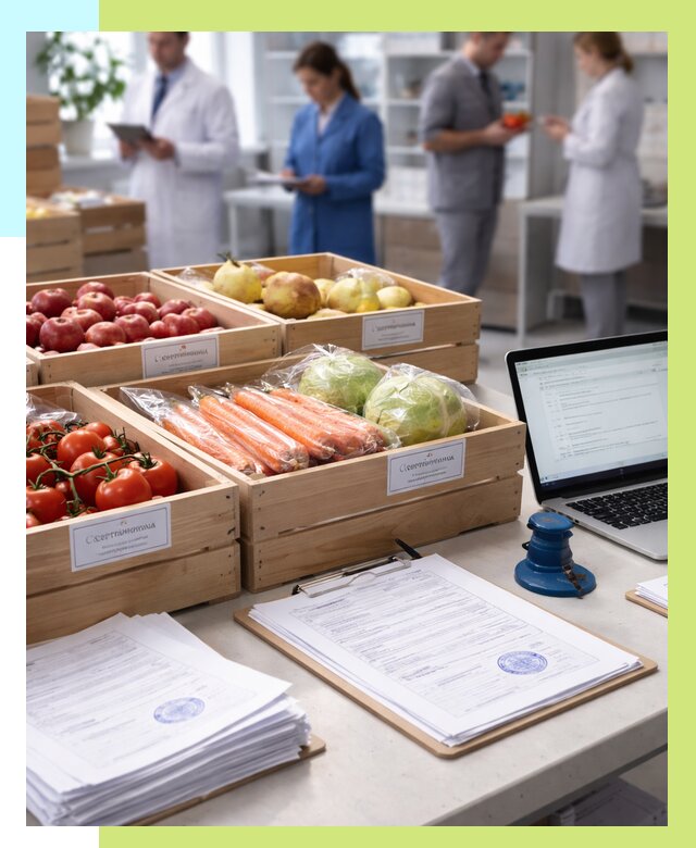 Сертификация овощей и фруктов в Гае от 8641 р. | Алешин-Гай