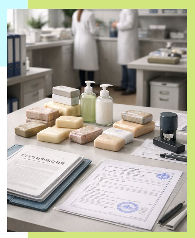 Сертификация мыла и сертификат на мыло в Гае от 12199 | Алешин-Гай