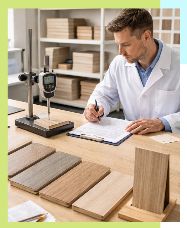 Сертификация ламината с испытаниями и оформлением документов в Гае