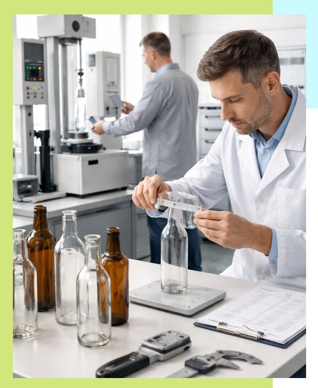 Сертификация стеклянных бутылок и сопутствующей упаковки в Гае