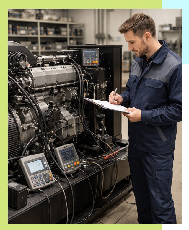 Сертификация дизельных генераторов и их оборудования в Гае
