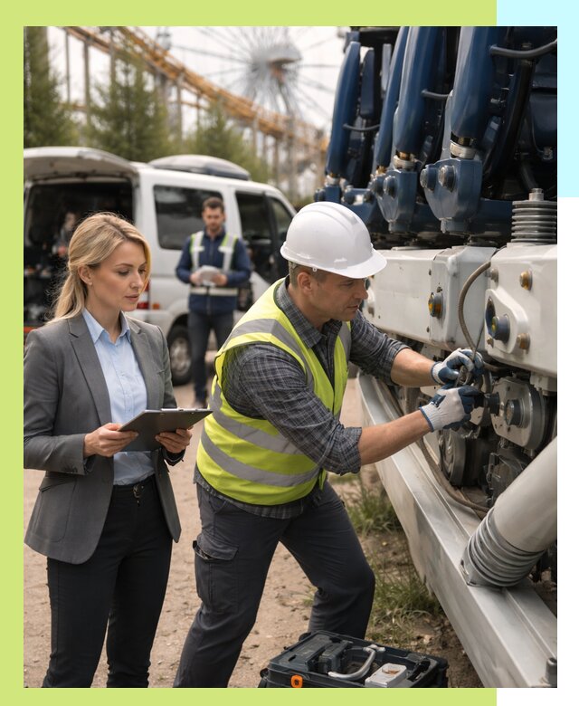 Сертификация аттракционов и проверка безопасности в Гае