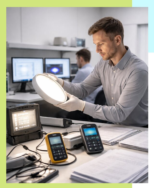 Сертификация светильников в Гае: испытания и оформление