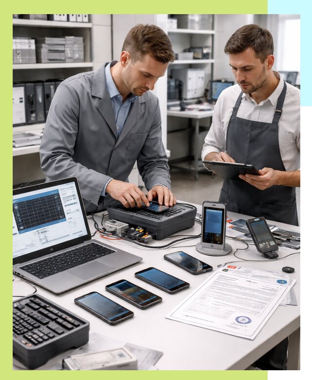 Сертификация мобильных телефонов и смартфонов в Гае под ключ