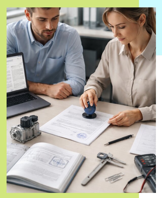 Выдача паспорта изделия и техническая экспертиза продукции в Гае