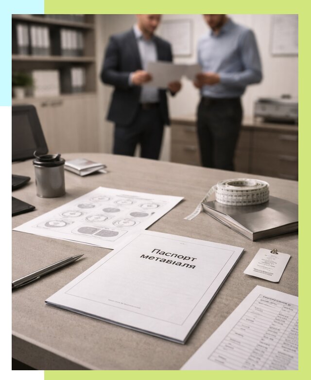 Паспорт материала и качества в Гае от 4575 р. | Алешин-Гай