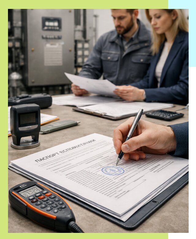 Оформление паспорта эксплуатации оборудования в Гае