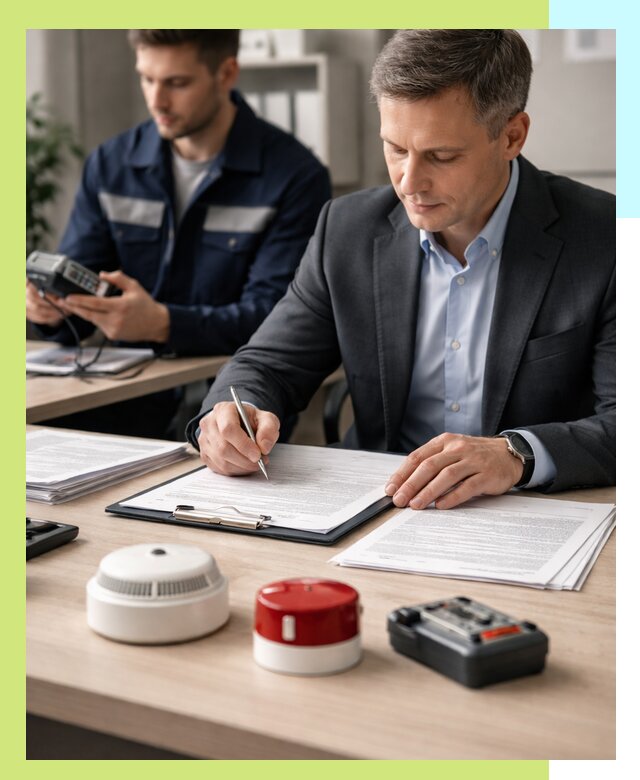 Получение добровольного пожарного сертификата в Гае