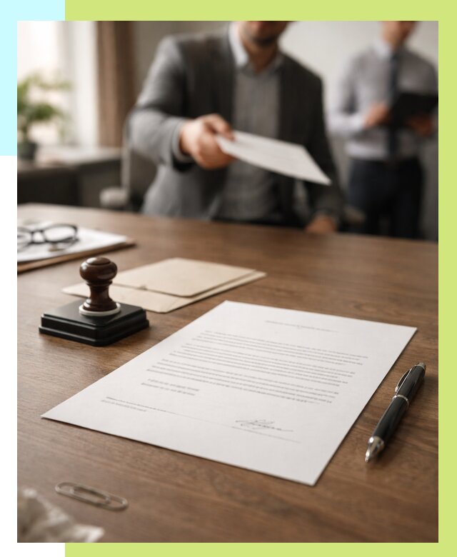 Отказное письмо по сертификации в Гае от 3558 р. | Алешин-Гай