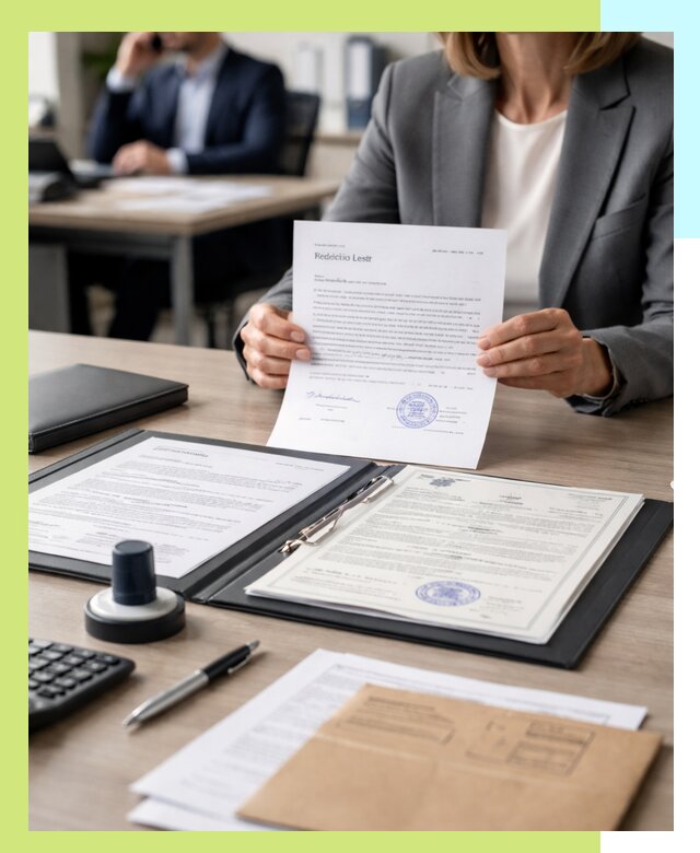 Оформление отказного письма для таможни в Гае с сопровождением