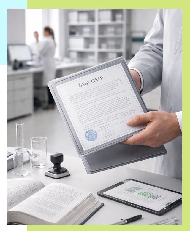 Сертификат GMP в Гае под ключ от 86411 р. | Алешин-Гай