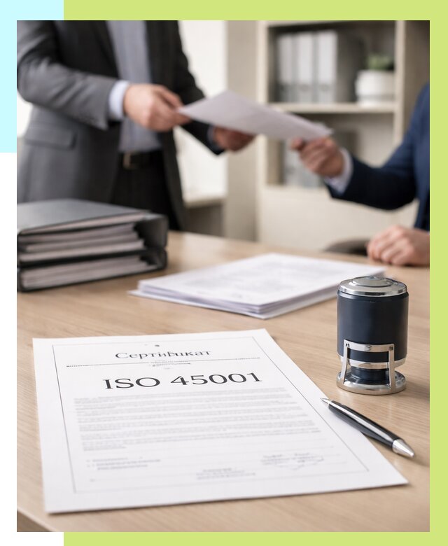 Сертификат ISO 45001 в Гае под ключ от 45747 р. | Алешин-Гай